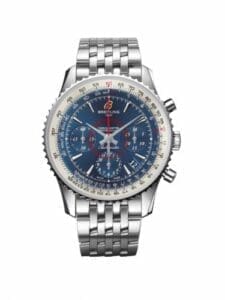 Breitling Montbrillant 01 Stainless Steel / Aurora Blue / Bracelet / Limited Edition AB0130C5.C894.448A