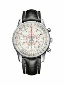 Breitling Montbrillant 01 Stainless Steel / Mercury Silver / Croco AB013012.G709.728P