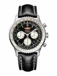 Breitling Navitimer 01 43 Stainless Steel / Black / Alligator / Pin AB012012/BB01/743P/A20BA.1