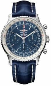 Breitling Navitimer 01 43 Stainless Steel / Blue Sky / Croco / Pin AB012512/C864/732P/A20BA.1