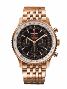 Breitling Navitimer 01 46 Red Gold / Black / Bracelet RB0127E6/BF16/443R