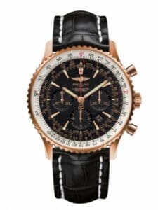 Breitling Navitimer 01 46 Red Gold / Black / Croco / Pin RB0127E6/BF16/760P/R20BA.1