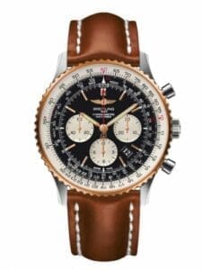 Breitling Navitimer 01 46 Stainless Steel / Red Gold / Black / Calf UB012721.BE18.439X