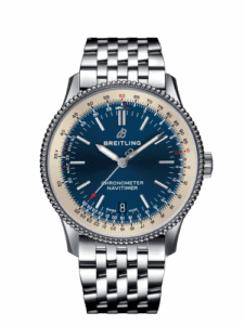 Breitling Navitimer 1 38 Automatic Stainless Steel / Blue / Bracelet A17325211C1A1