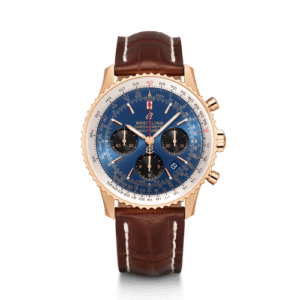 Breitling Navitimer 1 B01 Chronograph 43 Red Gold / Blue / Croco / Folding RB0121211C1P4