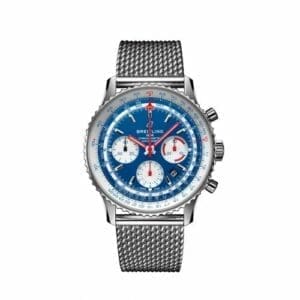 Breitling Navitimer 1 B01 Chronograph 43 Stainless Steel / Airline Editions American Airlines / Mesh AB0121A31C1A1
