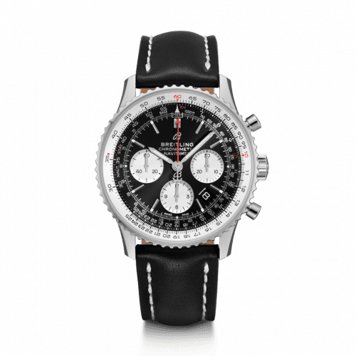 Breitling Navitimer 1 B01 Chronograph 43 Stainless Steel / Black / Calf / Pin AB0121211B1X1