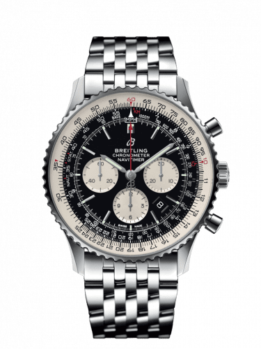 Breitling Navitimer 1 B01 Chronograph 46 Stainless Steel / Black / Bracelet AB0127211B1A1