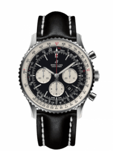 Breitling Navitimer 1 B01 Chronograph 46 Stainless Steel / Black / Calf / Folding AB0127211B1X2