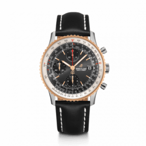 Breitling Navitimer 1 Chronograph 41 Stainless Steel / Red Gold / Black / Calf / Folding U13324211B1X2