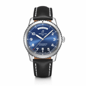 Breitling Navitimer 8 Automatic Day & Date 41 Stainless Steel / Blue / Black Calf / Pin A45330101C1X1