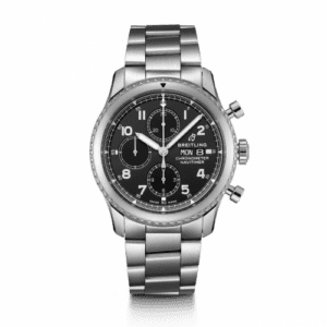 Breitling Navitimer 8 Chronograph 43 Stainless Steel / Black / Bracelet A13314101B1A1
