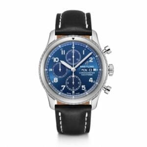 Breitling Navitimer 8 Chronograph 43 Stainless Steel / Blue / Black Calf A13314101C1X1
