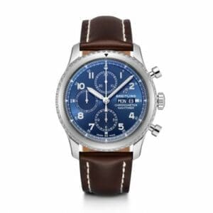 Breitling Navitimer 8 Chronograph 43 Stainless Steel / Blue / Brown Calf A13314101C1X2