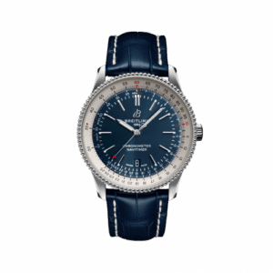 Breitling Navitimer Automatic 41 Automatic Stainless Steel / Blue / Croco / Pin A17326211C1P3
