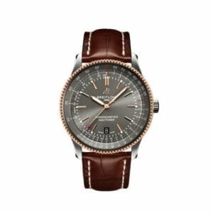 Breitling Navitimer Automatic 41 Automatic Stainless Steel / Rose Gold / Grey / Croco - Folding U17326121M1P2