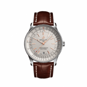 Breitling Navitimer Automatic 41 Automatic Stainless Steel / Silver / Croco / Pin A17326211G1P1