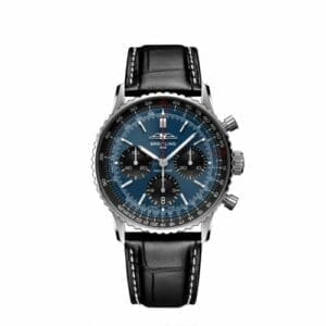 Breitling Navitimer B01 Chronograph 41 Stainless Steel / Blue / Alligator - Folding AB0139241C1P1