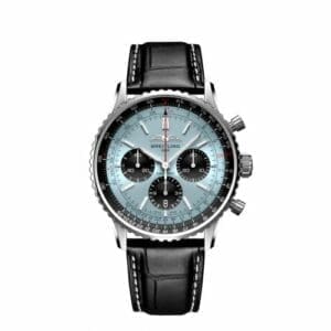Breitling Navitimer B01 Chronograph 43 Stainless Steel / Ice Blue / Alligator - Folding AB0138241C1P1