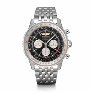 Breitling Navitimer GMT Stainless Steel / Black / Bracelet AB0441211B1A1