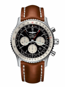 Breitling Navitimer Rattrapante Stainless Steel / Black / Calf / Pin AB031021/BF77/439X/A20BA.1
