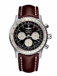 Breitling Navitimer Rattrapante Stainless Steel / Black / Calf / Pin AB031021/BF77/443X/A20BA.1
