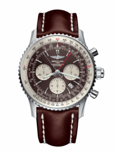 Breitling Navitimer Rattrapante Stainless Steel / Panamerican Bronze / Calf / Pin AB031021/Q615/443X/A20BA.1
