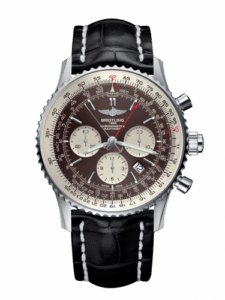 Breitling Navitimer Rattrapante Stainless Steel / Panamerican Bronze / Croco / Folding AB031021/Q615/761P/A20D.1