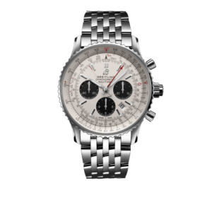 Breitling Navitimer Rattrapante Stainless Steel / Silver / Bracelet AB0310211G1A1