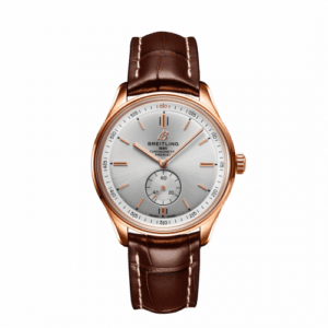 Breitling Premier Automatic 40 Red Gold / Silver / Croco Black / Folding R37340351G1P1