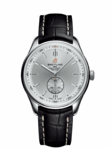 Breitling Premier Automatic 40 Stainless Steel / Silver / Croco Black / Tang A37340351G1P2