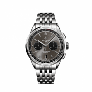 Breitling Premier B01 Chronograph 42 Stainless Steel / Anthracite / Bracelet AB0118221B1A1