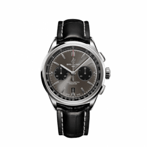 Breitling Premier B01 Chronograph 42 Stainless Steel / Anthracite / Croco / Pin AB0118221B1P2