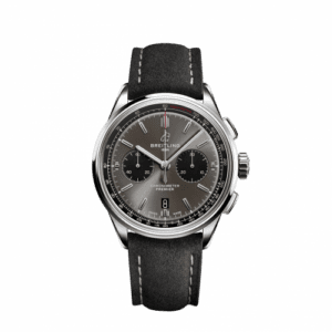 Breitling Premier B01 Chronograph 42 Stainless Steel / Anthracite / Nubuck / Pin AB0118221B1X2