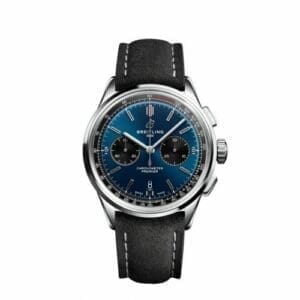 Breitling Premier B01 Chronograph 42 Stainless Steel / Blue / Anthracite Nubuck / Folding AB0118221C1X3