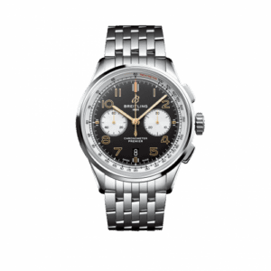 Breitling Premier B01 Chronograph 42 Stainless Steel / Norton Edition / Nubuck / Bracelet AB0118A21B1A1