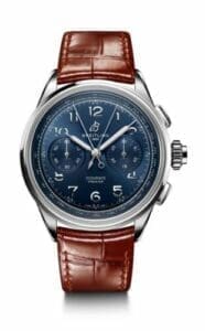 Breitling Premier Heritage B15 Duograph 42 Stainless Steel / Blue AB1510171C1P1