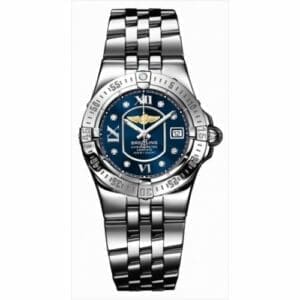 Breitling Starliner 2008 Blue / Diamond / Bracelet A7134012.C770