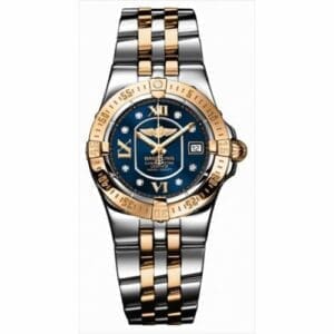 Breitling Starliner 2008 Two Tone Rose / Blue C7134012.C772