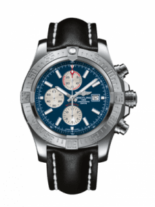Breitling Super Avenger II Stainless Steel / Mariner Blue / Calf / Pin A1337111/C871/441X/A20BA.1