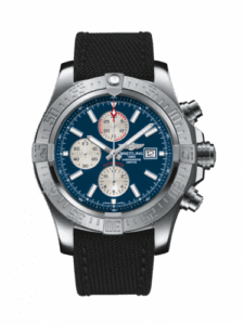 Breitling Super Avenger II Stainless Steel / Mariner Blue / Military / Pin A1337111/C871/104W/A20BA.1