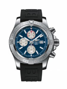 Breitling Super Avenger II Stainless Steel / Mariner Blue / Rubber / Folding A1337111/C871/155S/A20D.2