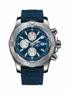 Breitling Super Avenger II Stainless Steel / Mariner Blue / Rubber / Pin A13371111C1S2