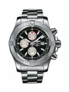 Breitling Super Avenger II Stainless Steel / Volcano Black / Bracelet A13371111B1A1