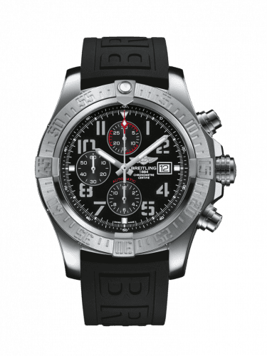 Breitling Super Avenger II Stainless Steel / Volcano Black / Rubber / Folding A1337111/BC28/155S/A20D.2