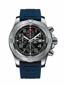Breitling Super Avenger II Stainless Steel / Volcano Black / Rubber / Folding A1337111/BC28/160S/A20D.2