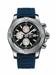 Breitling Super Avenger II Stainless Steel / Volcano Black / Rubber / Pin A1337111/BC29/159S/A20S.1