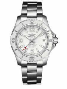 Breitling Superocean 36 Stainless Steel / White / Bracelet A17316D21A1A1
