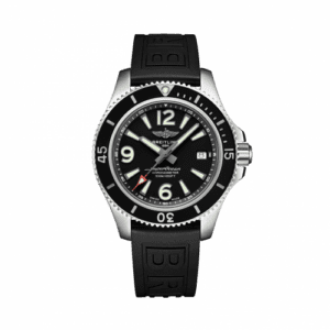 Breitling Superocean 42 Stainless Steel / Black / Rubber / Pin A17366021B1S1