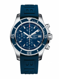 Breitling Superocean Chronograph 42 Stainless Steel / Blue / Rubber / Pin A13311D1/C971/148S/A18S.1